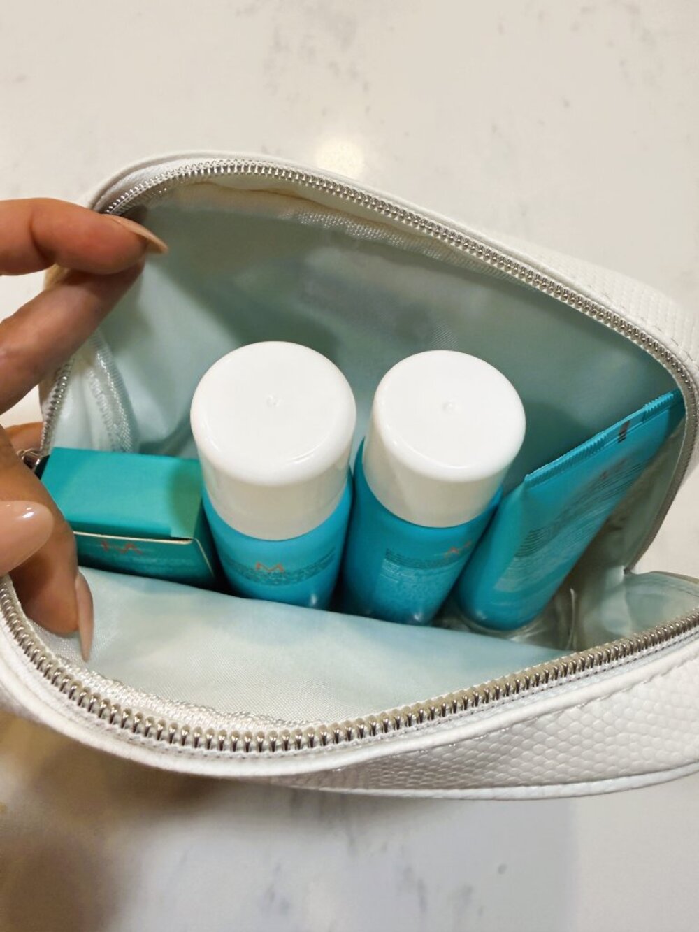 Moroccanoil Après Gym Travel Hair Care Set w/ Cosmetic Bag | NEW - Picture 6 of 7